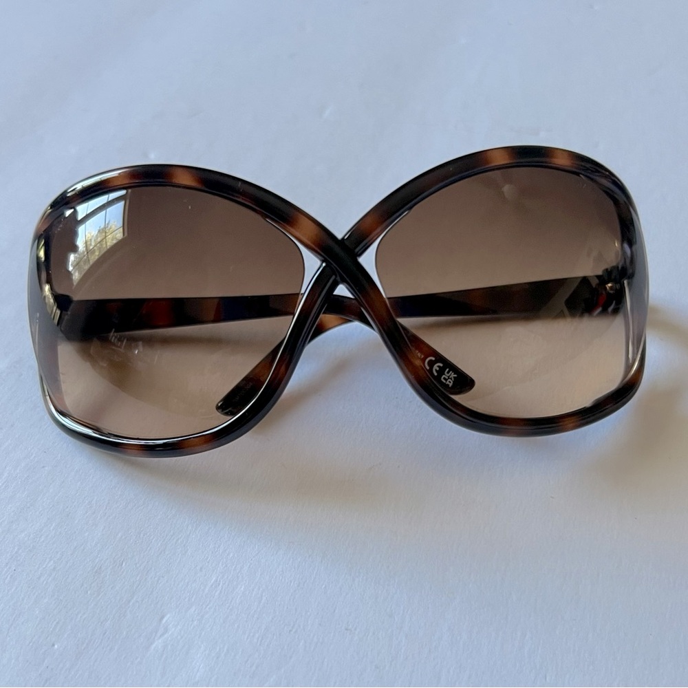 TOM FORD BETTINA TF1068 SUNGLASSES TORTOISE NWOT